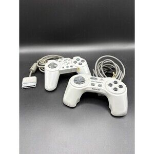 PlayStation 1 Controller Lot Of 2 / Untested For Parts Or Repair
